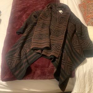 Aztec print cardigan